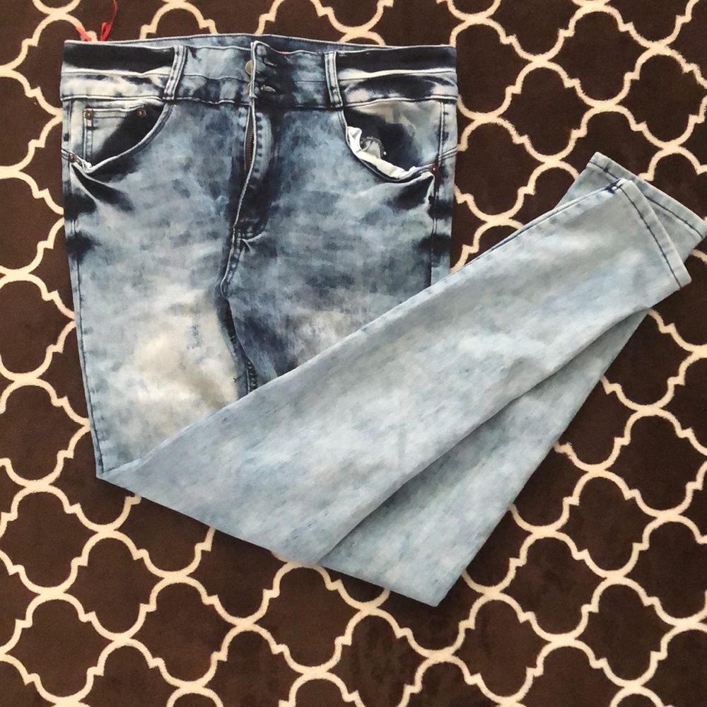 Dark/Light Stone wash Jeans